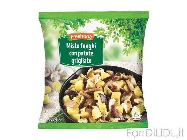 Misto Funghi condito con patate grigliate , prezzo 1.99 EUR