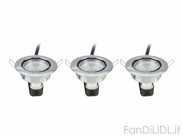 Set faretti LED da incasso SMART Livarno Lux, prezzo 24.99 &#8364; 
3 pezzi ...