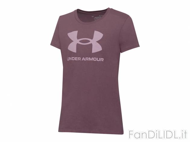 T-shirt sportiva da donna Under Armour, prezzo 19.99 € 
Misure: S-XL
Taglie ...