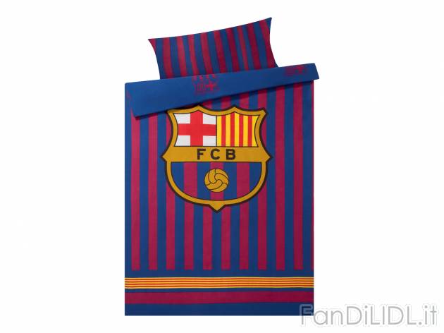 Parure copripiumino singolo FC Barcelona Barcellona, prezzo 19.99 &#8364; 
- ...