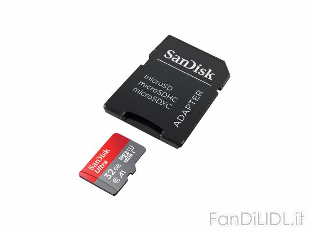 Scheda di memoria microSD o pendrive SanDisk , prezzo 8.99 €  
32 GB