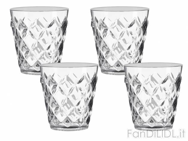 Bicchieri Koziol, prezzo 5.99 &#8364;  
4 pezzi
Caratteristiche