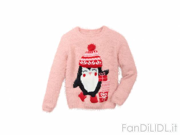 Pullover natalizio da bambina , prezzo 9.99 &#8364; per Alla confezione