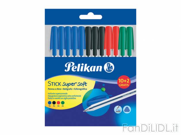 Penne roller Pelikan, prezzo 2.99 €  
12 pezzi
Caratteristiche