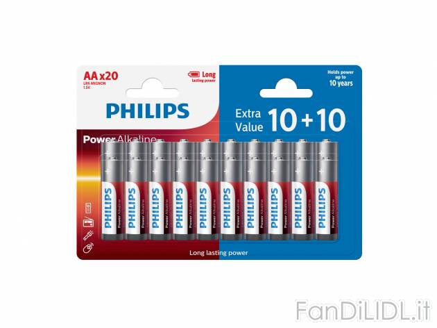 Batterie stilo o ricaricabili Philips, prezzo 6.99 €  

Caratteristiche