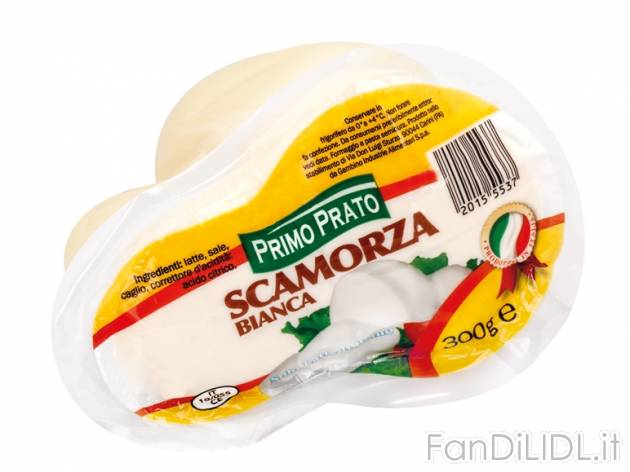 Scamorza bianca , prezzo 1,49 &#8364; per 300 g, € 4,97/kg EUR. 
- Ottima ...