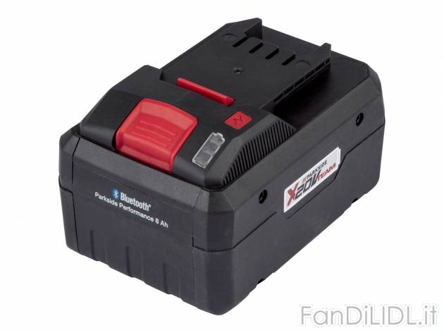 Batteria smart 8 Ah Parkside, prezzo 59.00 &#8364; 
Monitoraggio della batteria: ...