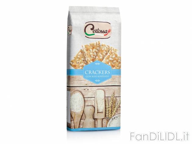 Crackers con riso soffiato , prezzo 0.85 &#8364;