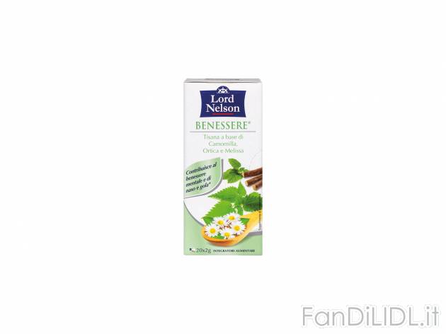 Tisane del benessere , prezzo 0.79 &#8364;  
Benessere