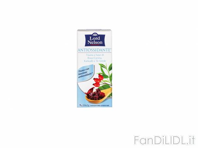 Tisane del benessere , prezzo 0.79 &#8364;  
Antiossidante