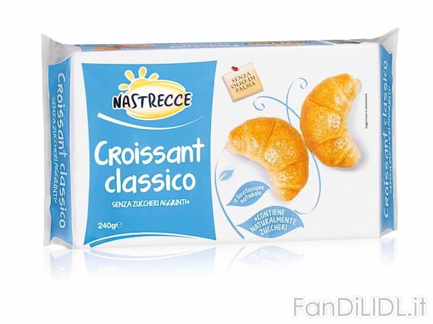 Croissant classico , prezzo 1.11 &#8364;  
-  Senza zuccheri aggiunti
