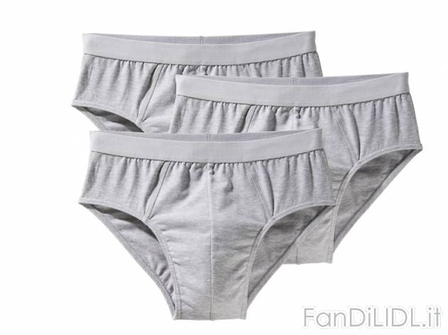 Slip da uomo, 3 pezzi Livergy, prezzo 4,99 &#8364; per Alla confezione 
- Misure: ...