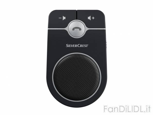 Dispositivo vivavoce Bluetooth per auto Silvercrest, prezzo 17.99 € 
- Accensione ...