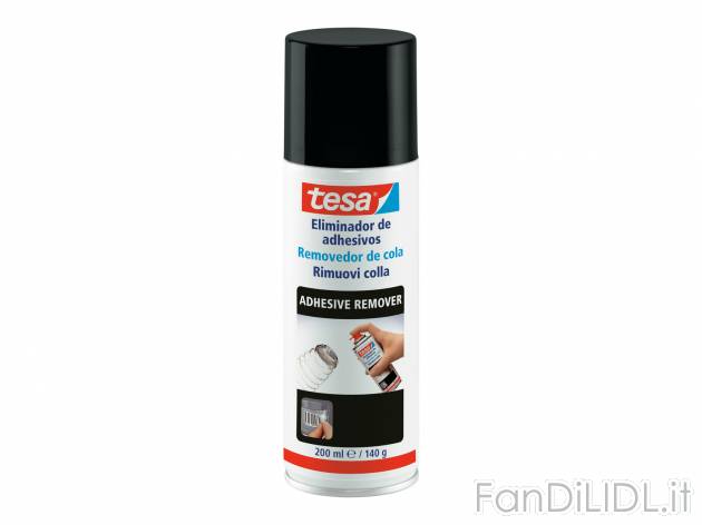 Colla spray o spray rimuovi colla Tesa, prezzo 4.99 &#8364;  
200 ml
Caratteristiche