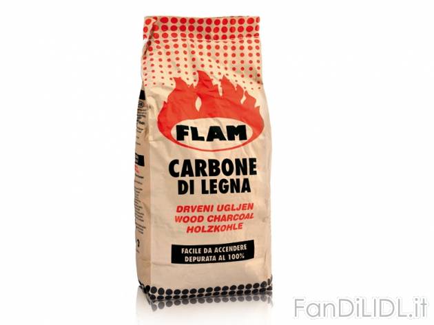 Carbonella di legna , prezzo 2,59 &#8364; per 3 kg, € 0,86/kg EUR. 
- Facile ...