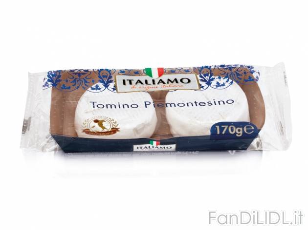 Tomino Piemontesino Italiamo, prezzo 1,19 &#8364; per 2x 85 g, € 7,00/kg EUR. ...