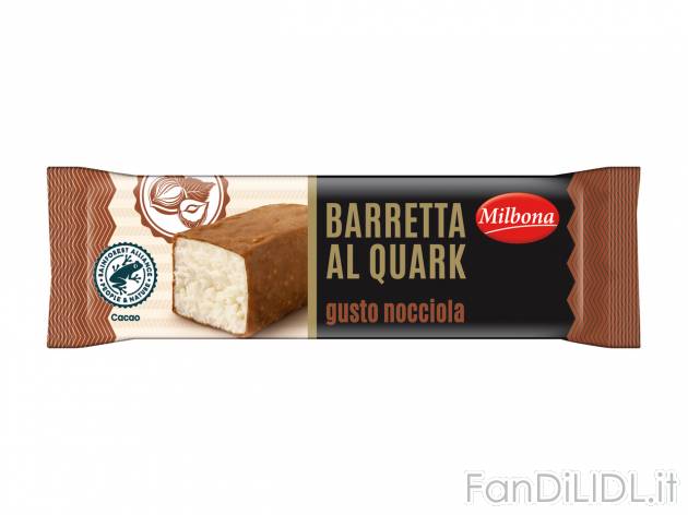 Barretta alle nocciole a base di quark , prezzo 0.59 EUR