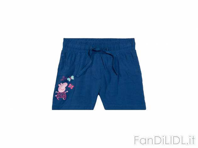 Shorts da bambina Paw Patrol, Peppa Pig Ecovero, prezzo 4.99 € 
Misure: 2-10 ...