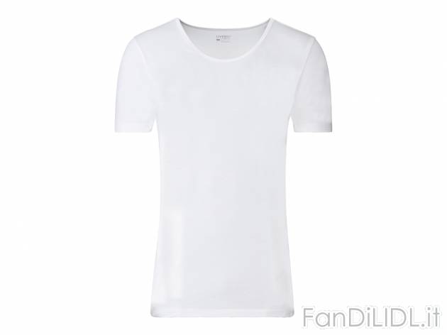 T-shirt intima da uomo Livergy, prezzo 6.99 &#8364; 
Misure: M-XL 
- Con fibre ...