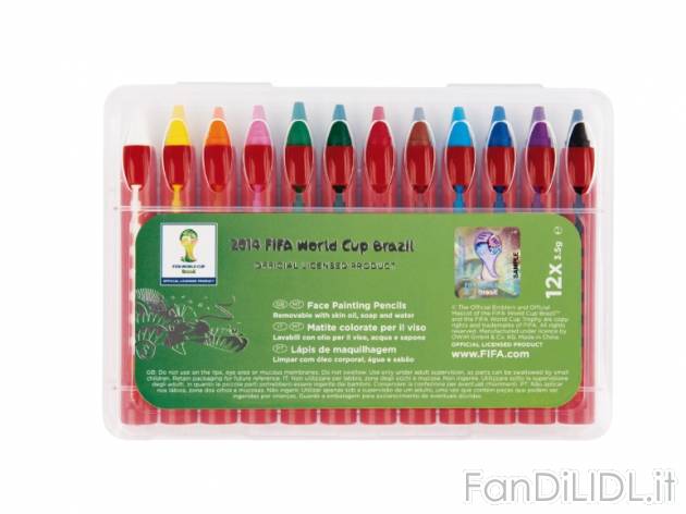 Colori per il viso, 12 pezzi , prezzo 2,99 &#8364; per Alla confezione