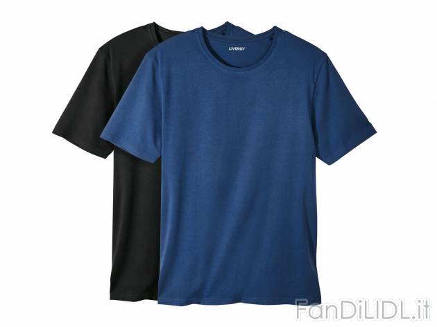 T-Shirt da uomo, 2 pezzi , prezzo 6.99 &#8364; per Alla confezione 
-  In puro cotone