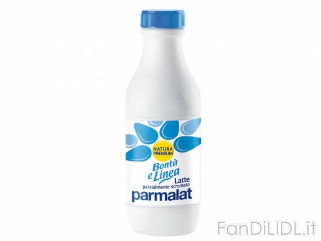 Latte parzialmente scremato UHT , prezzo 0,79 &#8364; 1 l 
- Per una colazione ...