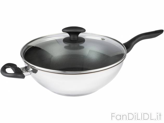 Kaisertal Set Padella + Wok In Ghisa Con Coperchio - Adatti A Induzione E Forno - Garanzia A Vita