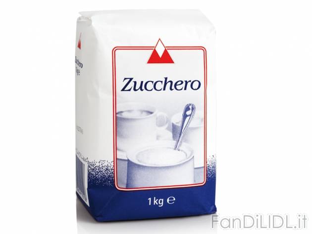 Zucchero semolato , prezzo 0,79 &#8364; 1 kg 
-      Indispensabile in cucina