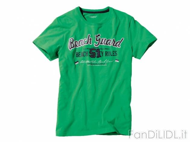 T-Shirt da uomo Livergy, prezzo 4,99 &#8364; per Alla confezione 
- Materiale: ...
