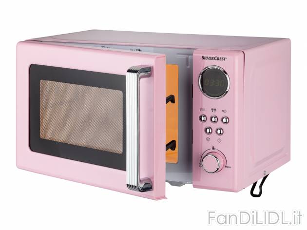 Microonde rosa Silvercrest Kitchen Tools, prezzo 69.00 &#8364; 
- 8 programmi ...