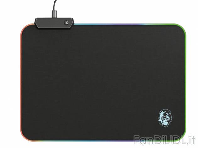 Mousepad per gaming con illuminazione RGB Silvercrest, prezzo 14.99 &#8364; ...