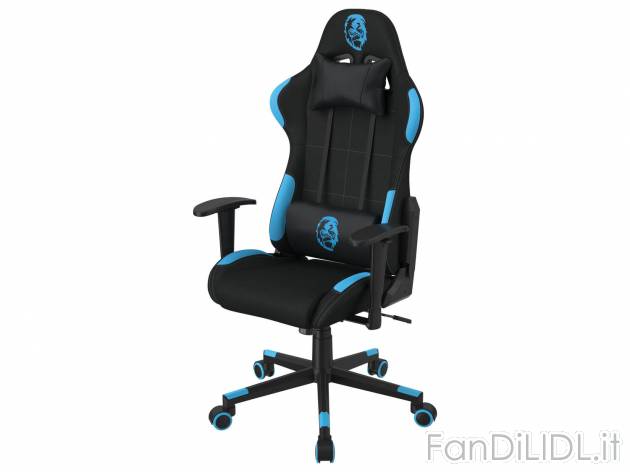 Sedia da gaming Livarno, prezzo 149.00 &#8364; 
- Schienale ergonomico con poggiatesta ...