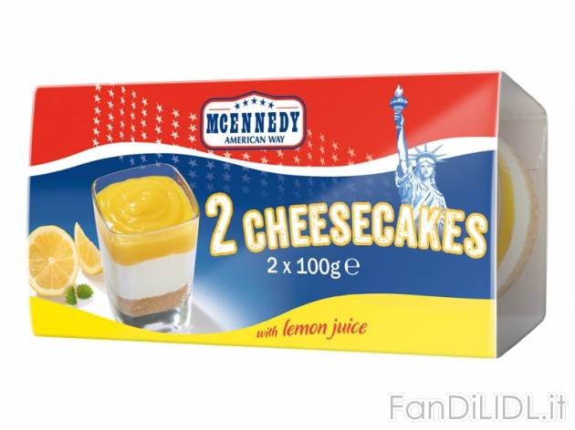 Dessert a base di panna McEnnedy, prezzo 1,49 &#8364; per 2x 100 g, € 7,45/kg ...