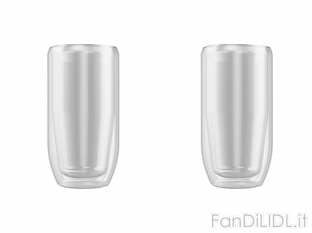 Bicchieri a doppia parete Ernesto, prezzo 9.99 &#8364; 
2 pezzi 
- In vetro ...