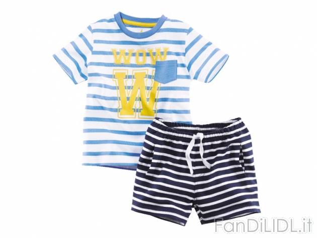 Completo estivo da bambino Lupilu, prezzo 4,99 &#8364; per Alla confezione 
- ...