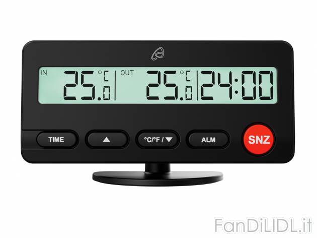 Termometro digitale per auto Auriol-esteso, prezzo 3.99 &#8364; 
- Display con ...