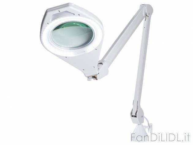 Lampada LED con lente dingrandimento Livarno, prezzo 34.99 &#8364; 
- Fino all&lsquo;89% ...