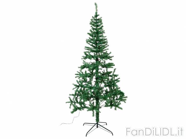Albero di Natale con LED Livarno, prezzo 39.99 &#8364; 
210 cm 
- Con 180 LED ...