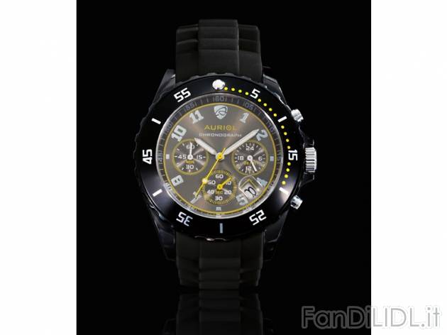 Orologio cronografo da uomo Auriol, prezzo 19,99 &#8364; per Alla confezione ...