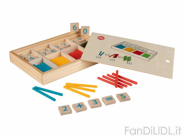Gioco Montessori Shanghai, memory, cubi o gioco a incastro Playtive, prezzo 9.99 ...
