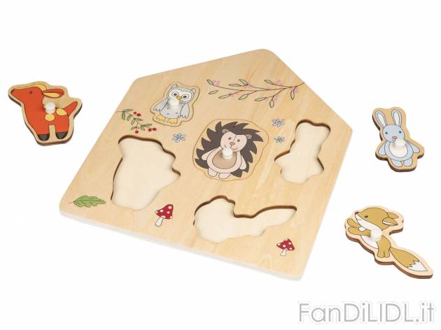 Gioco o puzzle con animali per bambini Playtive, prezzo 5.99 &#8364; 
- Stimola ...
