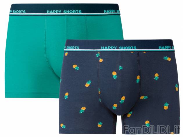 Boxer da uomo Happy-shorts, prezzo 8.99 &#8364; 
2 pezzi - Misure: M-XL
Taglie ...