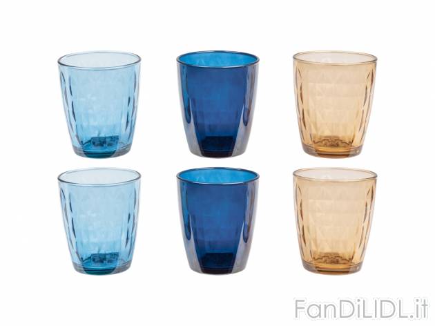 Set bicchieri Tognana_1, prezzo 7.99 &#8364; 
6 pezzi 
- 320 ml ciascuno
- Lavabili ...
