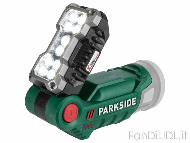 Lampada LED ricaricabile da lavoro Parkside, prezzo 9.99 &#8364; 
Prodotto della ...