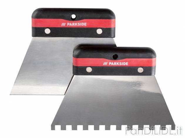 Set spatole Parkside, prezzo 3.49 &#8364; 
2, 3 o 10 pezzi 
- Lama in acciaio
Caratteristiche
 ...