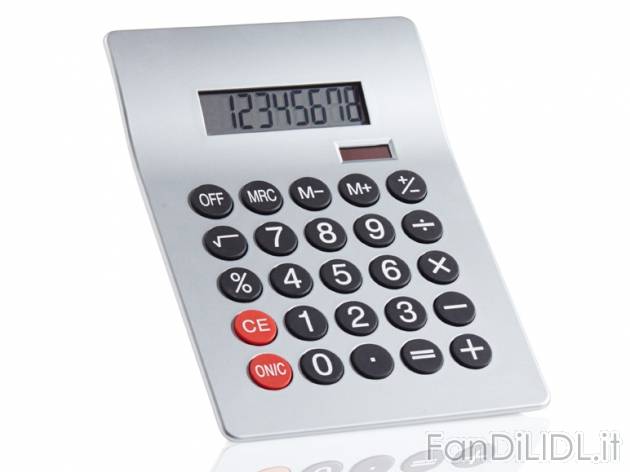 Calcolatrice United Office, prezzo 2,99 &#8364; per Alla confezione 
- A scelta ...