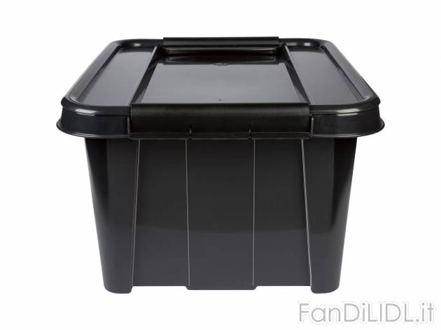 Box portaoggetti Livarno, prezzo 9.99 &#8364; 
32 L 
- 100% plastica riciclata
- ...