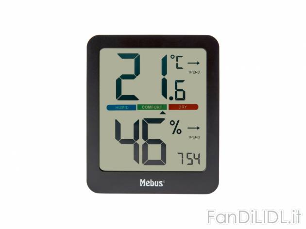 Stazione meteorologica Mebus, prezzo 12.99 &#8364; 
- Indicazione della&nbsp;temperatura ...