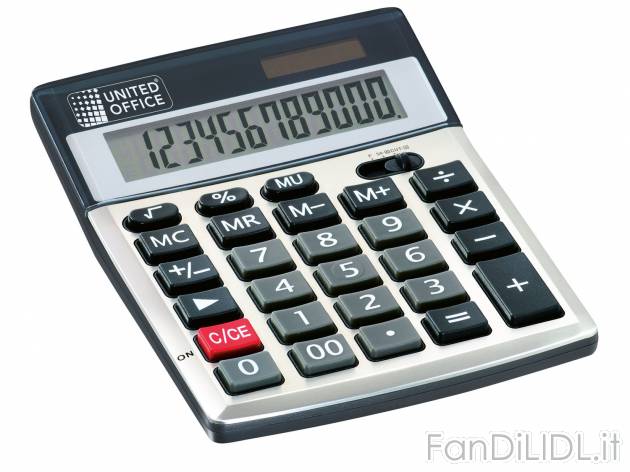 Calcolatrice da tavolo , prezzo 3.99 &#8364; 
- Numerose funzioni standard, ...