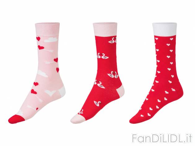 Calzini da uomo e da donna Fun-socks, prezzo 7.99 &#8364; 
3 paia - Misure: ...